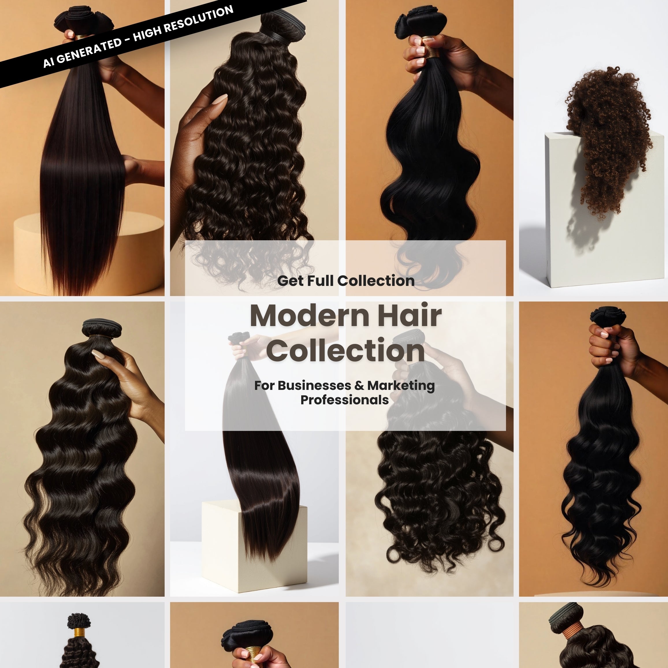 Modern Hair Stock Photo Virgin Body Wave