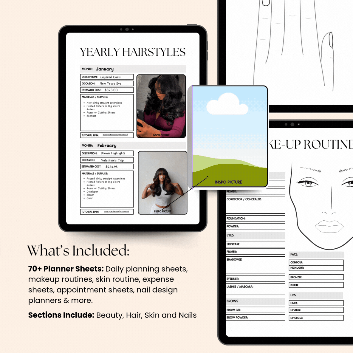 All-in-1 Digital Beauty Planner for Goodnotes