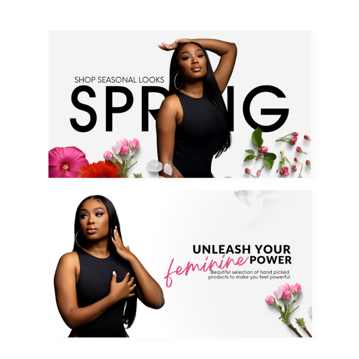 Beauty Promotion Website Bannner Templates