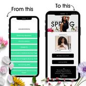 Beauty Promotion Link Page Templates