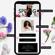 Beauty Promotion Link Page Templates