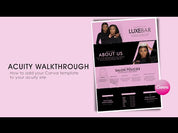 Acuity Luxe Hair Canva Template