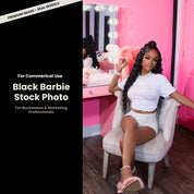 Black Barbie Stock Photo Vanity Premium Image - Real Model)