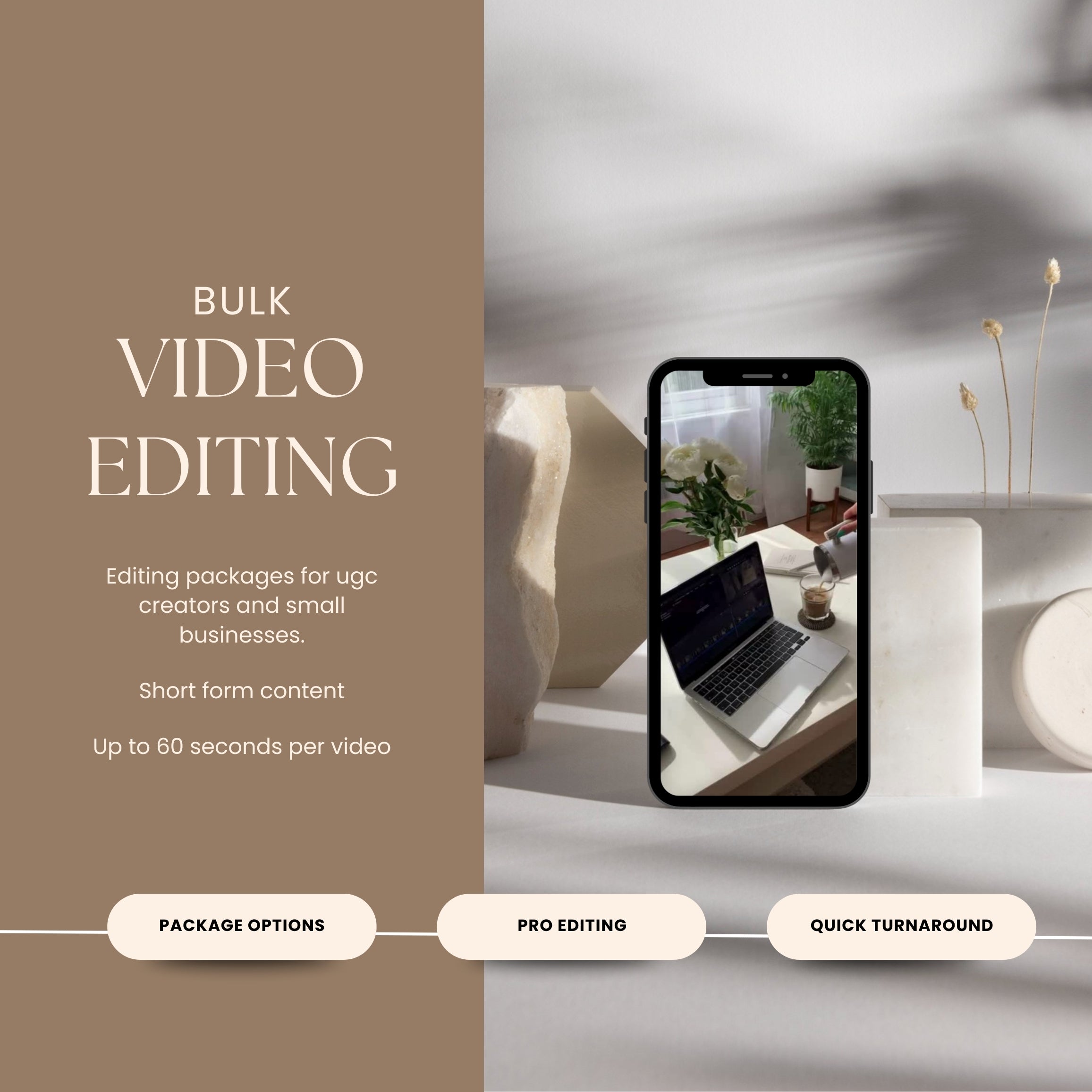 Bulk Video Editing Package – Rework'd Design Services