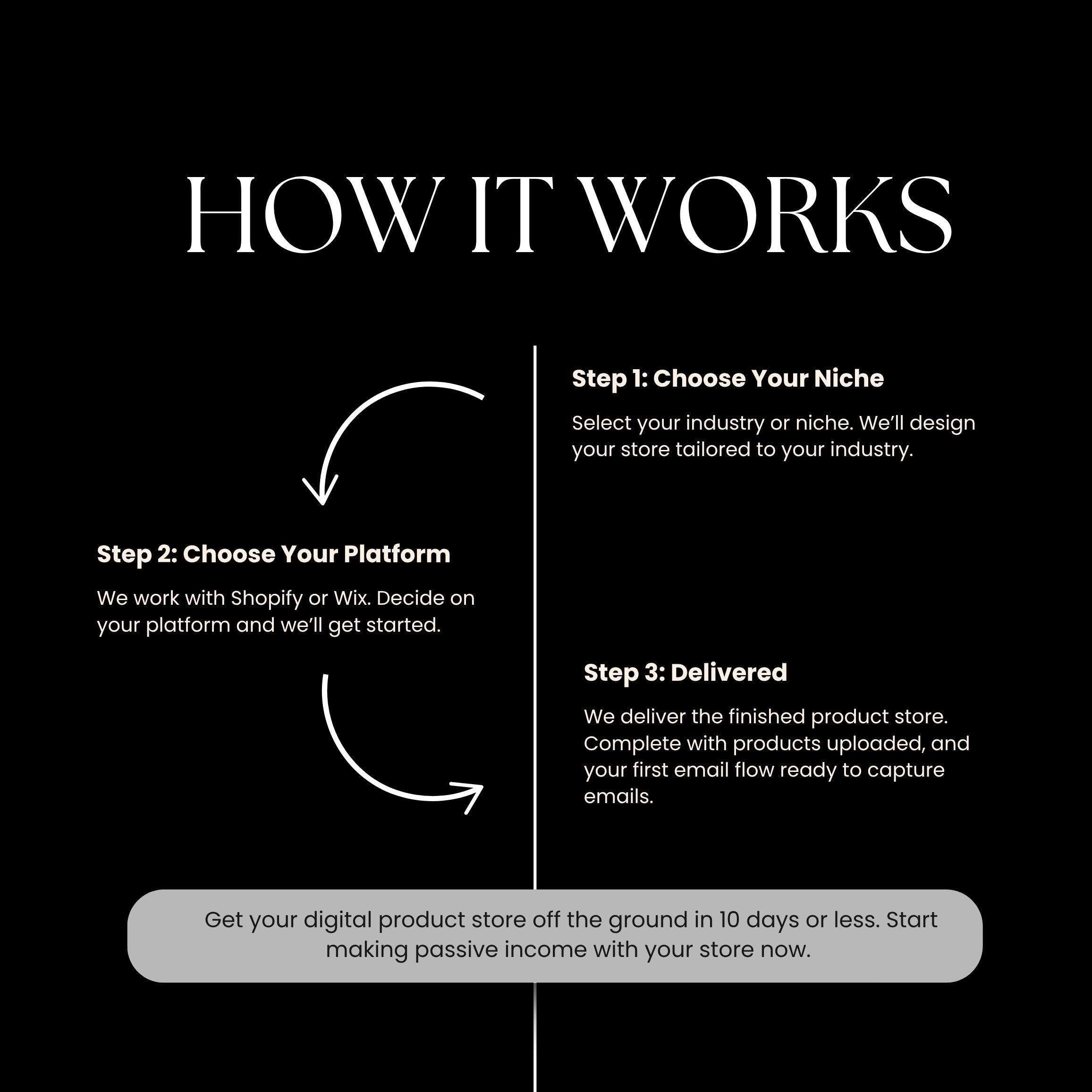 Done-For-You Digital Product Store Build for Shopify or Wix