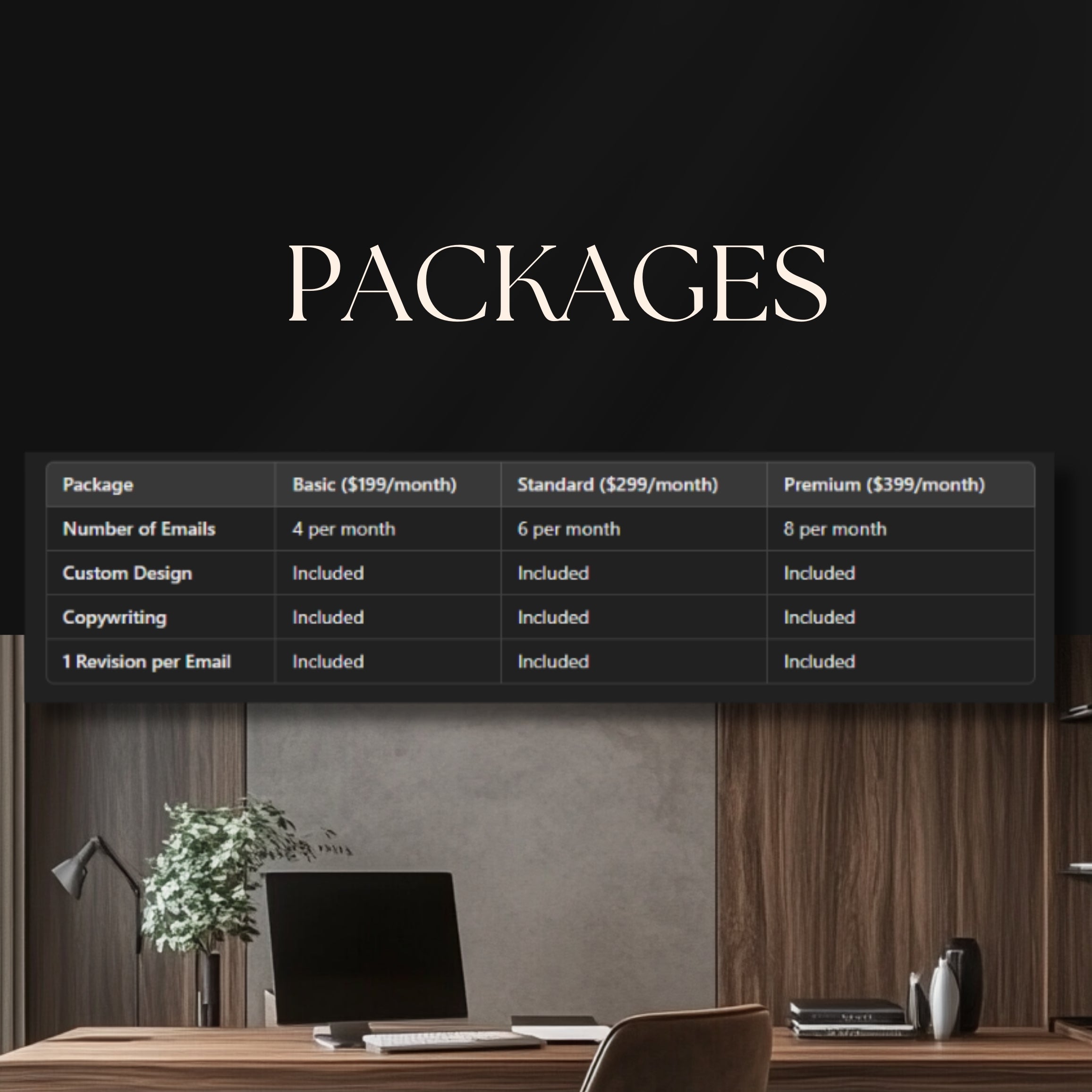 Email Design Monthly Membership