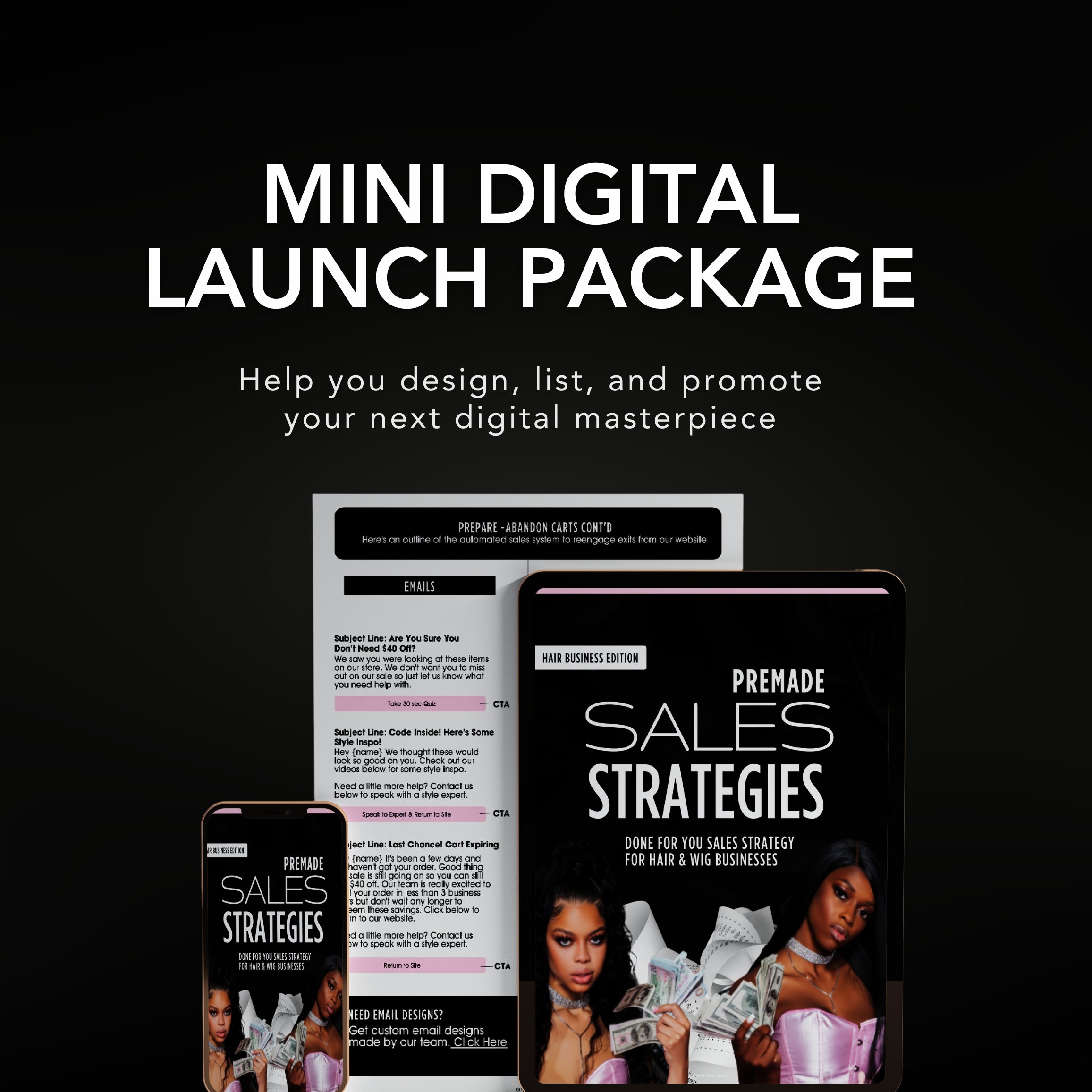 Mini Digital Launch Package for Digital Products
