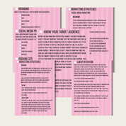 Lash Marketing Checklist