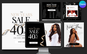New Years Template Bundle