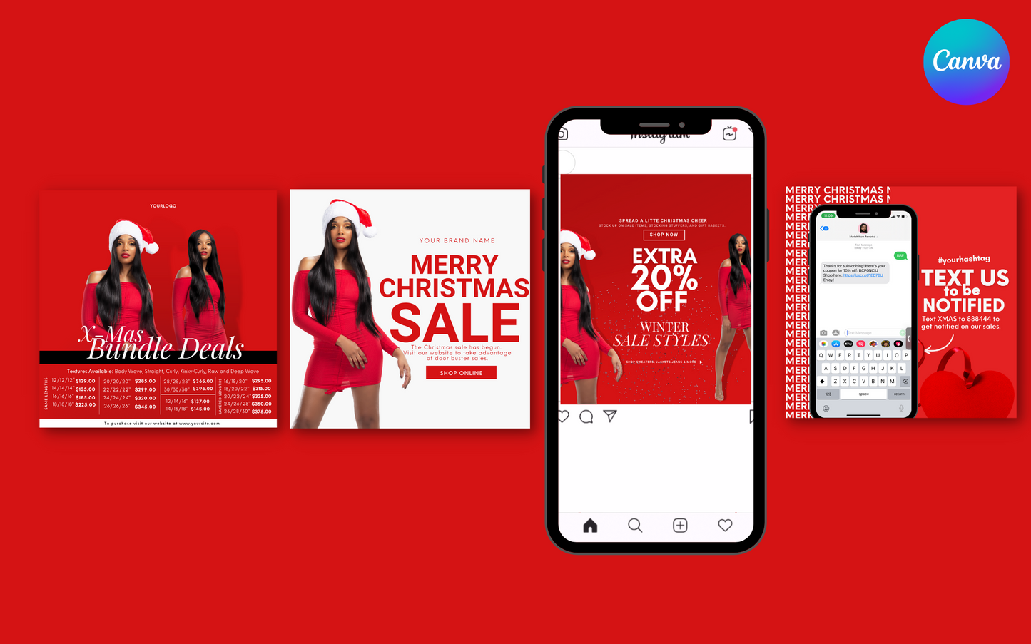 Christmas Themed Instagram Post Templates