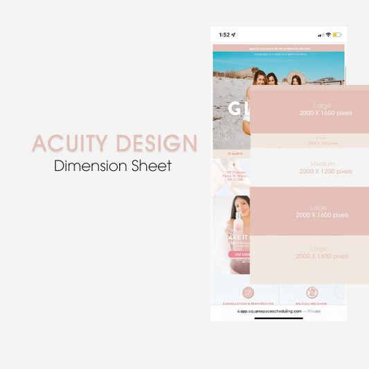 Dimensions Sheet