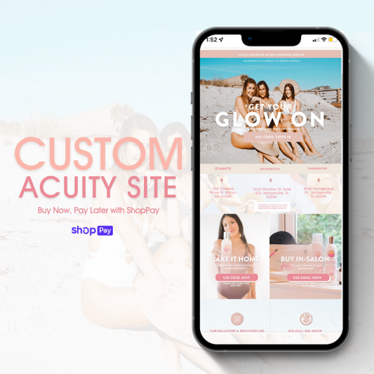 Custom Acuity Website