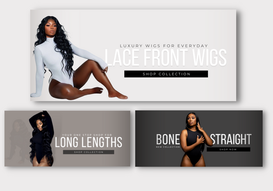 Modern Luxe Website Banners