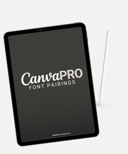 Font Pairings for Canva Pro