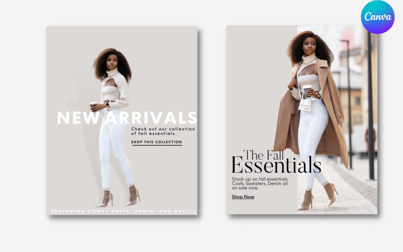 Fall/Winter Themed Email Templates