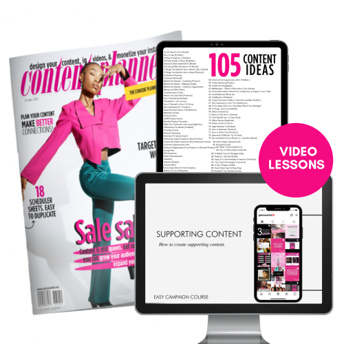 Content Planner + Content Lesson Bundle